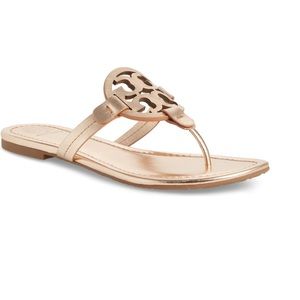 Tory Burch Miller Rose Gold Sandal